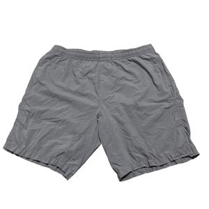 MYLES Makes Moves Men's Gray Elastic Waist Drawstring Athletic Shorts Size XL A2